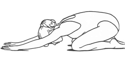 prayer stretch for lower back pain