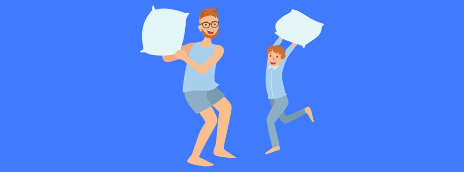 Alternatives to MyPillow - Pillow fight graphic