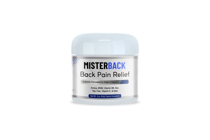 MisterBack Back Pain Cream